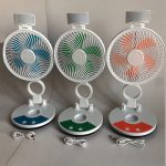 Portable Folding Fan With LED Light- ZT 329