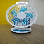Portable Folding Fan With LED Light- ZT 329 - Image 3