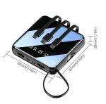 Mini smart power bank 20000mAh