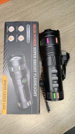 Sanford Super Bright Flashlight – White Laser LED Made in Japan 30.000mAh Light ডিসপ্লে ছারা - Image 5