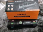 Sanford Super Bright Flashlight – White Laser LED Made in Japan 30,000mAh Light - Image 3