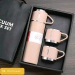 3 in 1 Vacuum Insulated Thermal Flask Set With Cup Set - Image 5