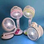 LR fan (Adjustable rechargeable folding fan with led light - Image 5