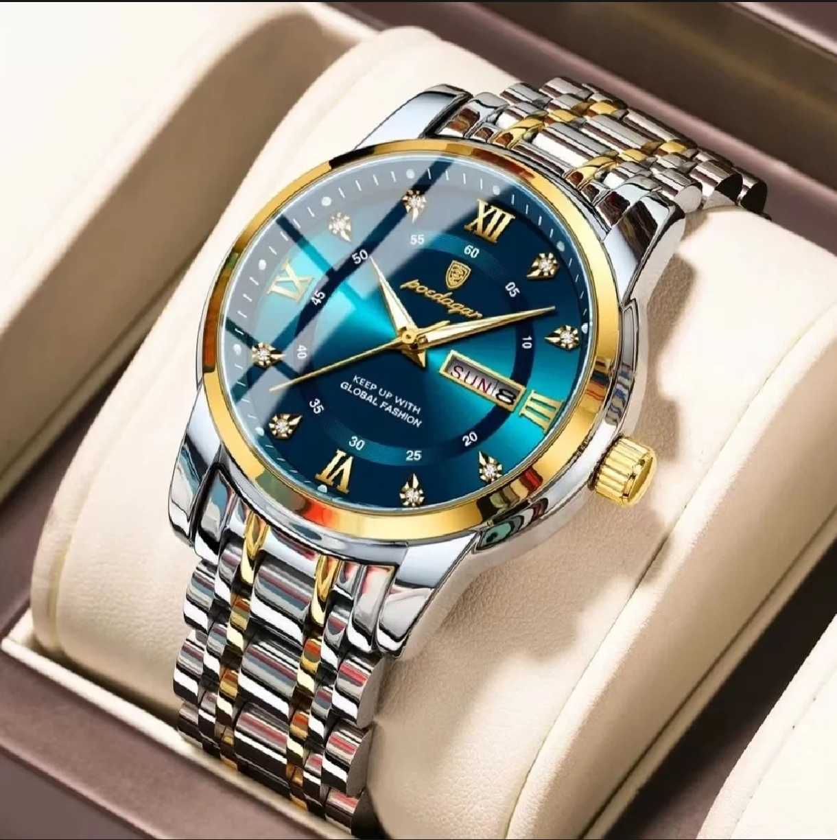 POEDAGAR 936 Luxury Men’s Watch - Image 1