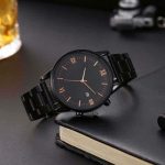 Men's Roman number calendar Formal Watch - Image 4