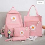 4pcs Daisy Print Backpack - Image 3