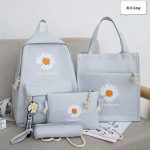 4pcs Daisy Print Backpack - Image 5