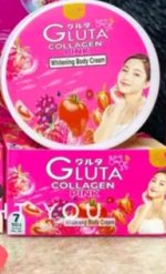 Gluta collagen pink body cream