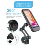 Premium 360° Rotation Waterproof Phone Holder Case for Bike & Motorcycle - Image 4