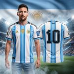 Argentina National Football Team Home Jersey - Iconic No. 10 - Image 3