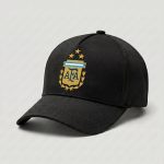 Premium Black  Argentina AFA Supporter Cap (3 Stars)