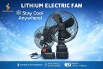 Rechargeable Lithium Battery Fan - Image 3