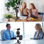 Video -Making Tripod Kit For Live Broadcast 3 In 1 With Microphone, Led Light, Mini Stand & Remote Control, Vloging Kit - Image 3