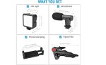 Video -Making Tripod Kit For Live Broadcast 3 In 1 With Microphone, Led Light, Mini Stand & Remote Control, Vloging Kit - Image 4