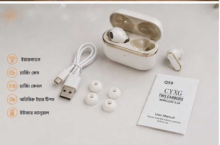 Q59 CYXG TWS Earbuds Wireless - Image 3