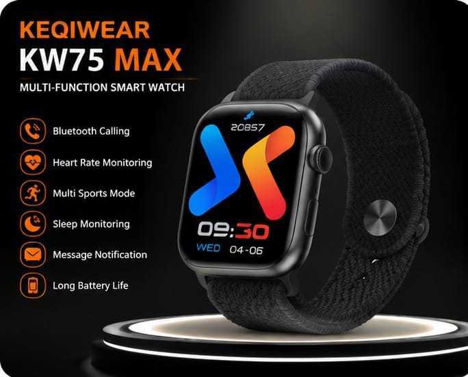 KEQIWEAR KW15 MAX Smart Watch - Image 1
