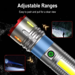 Laser Cannon Flashlight – 50000mAh Rechargeable Powerful Torch - Image 4