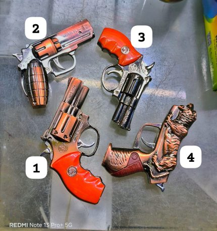 Pistol Gas Lighter Metal Refillable Gas Lighter