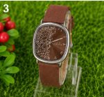 Arabic Calligraphy Wrist Watch সুয়েড বেল্ট - Image 3