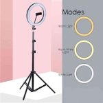 10 Inch Ring Light ১২ ইঞ্চি রিং লাইট ট্রাইপড স্ট্যান্ডসহ - Image 4