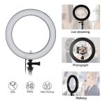 12 Inch Ring Light ১২ ইঞ্চি রিং লাইট ট্রাইপড স্ট্যান্ডসহ - Image 2