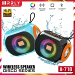 A-718 Wireless Disco Series Speaker | RGB লাইট পোর্টেবল ব্লুটুথ স্পিকার - Image 2