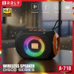 A-718 Wireless Disco Series Speaker | RGB লাইট পোর্টেবল ব্লুটুথ স্পিকার - Image 4