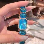 Beautiful Stone Ladies Watch মেয়েদের ঘড়ি - Image 3