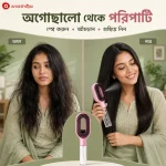 2-in-1 Fine Mist Spray Detangling Hair Comb - Image 2